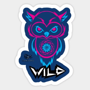 WILD Owl Sticker